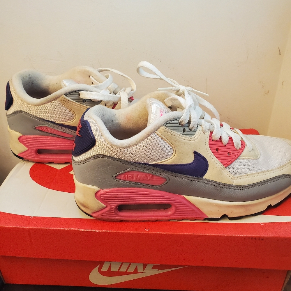 Nike Air Max 90 White Pink Blast Concord CT1887 100